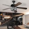 52 Mseel 5-Blade LED Ceiling Fan with Remote Control