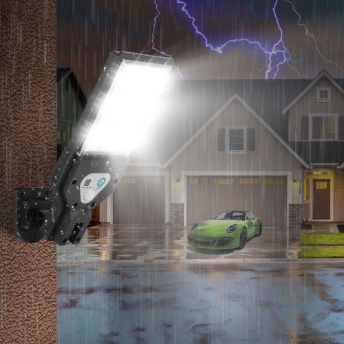Solar Wall Light Outdoor 9 COB Beads PIR Motion Sensor Remote Control Wireless Lamps IP45 Waterproof Lighting for Garage Front Door Garden Pathway Solar Wall Light Outdoor 9 COB Beads PIR Motion Sensor Remote Control Wireless Lamps IP45 Waterproof Lighting for Garage Front Door Garden Pathway