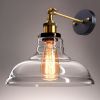 11 Flashlight Shape Glass Wall-mounted Light/Transparent