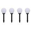 Outdoor Pathway Lamps 8 pcs LED 5.9" with Ground Spike