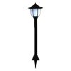 Outdoor Solar Lamps 6 pcs LED Black