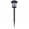 Outdoor Solar Lamp LED Light Set 12 pcs with Spike 3.4"x3.4"x15"