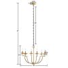 [Only support Drop Shipping Buyer] Savor 6-Light Traditional Candelabra Styled