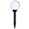 Outdoor Pathway Lamps 3 pcs LED 7.9" with Ground Spike