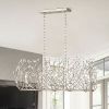 Transitional Crystal Chandelier Ceiling Light 5 lights , silver Pendant light