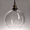 9.8 Ball Shape Glass Ceiling Light/Transperant