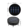 Solar Power Ground Lights Floor Decking Wall Fence Step Path Garden Lamp