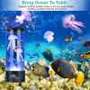 Jellyfish Lava Lamp Multi-color Changing Mood Night Light USB Electric Desk Tank Decoration Lamp Home Office