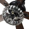 52 Mseel 5-Blade LED Ceiling Fan with Remote Control