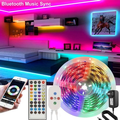 Led Strip Lights 5050 RGB Bluetooth Room Light Color Changing with Remote Led Strip Lights 5050 RGB Bluetooth Room Light Color Changing with Remote